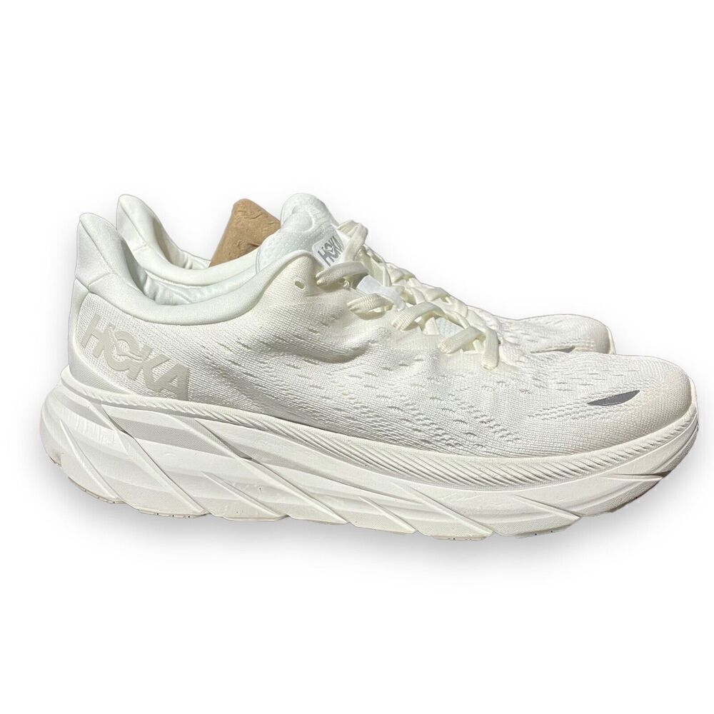 Hoka One One Clifton 8 'Triple White' Women’s Size 11 B Sneakers 1119393-WWH‎